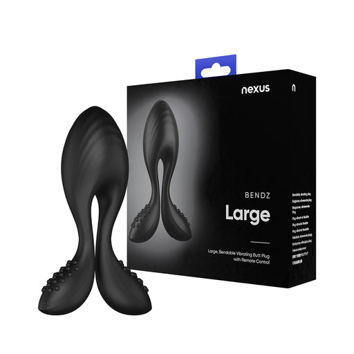 Nexus - Bendz - Plug anal vibrador flexible - Negro-Erotiekvoordeel.nl