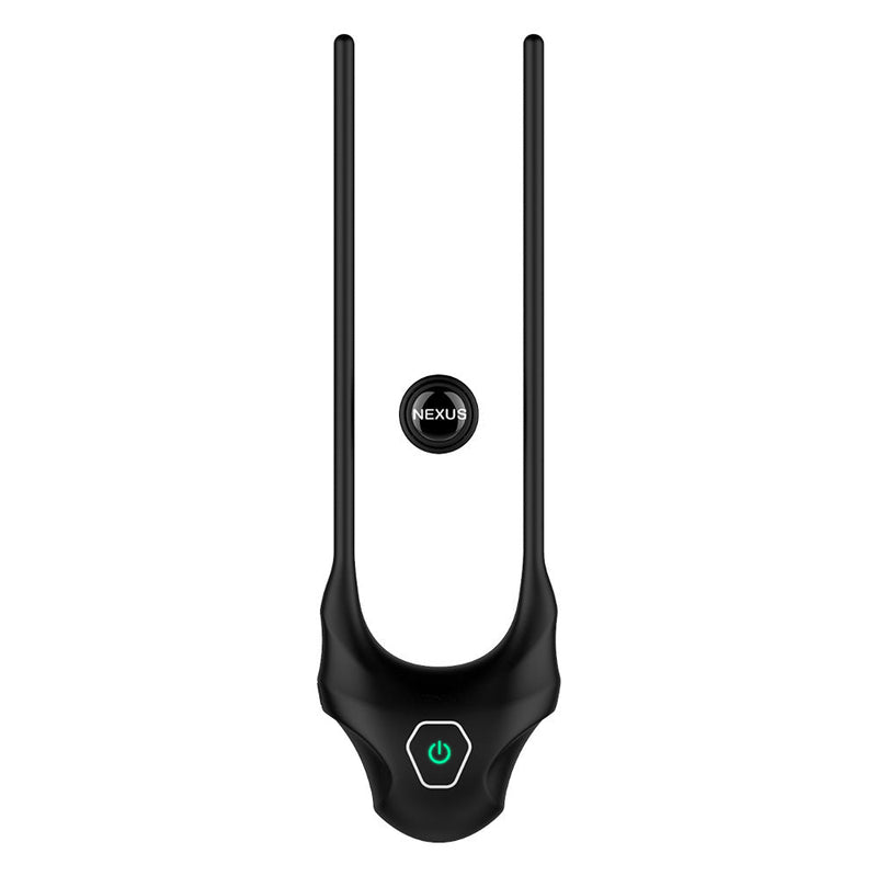 Nexus - Forge - Verstelbare Vibrerende Cockring - Zwart-Erotiekvoordeel.nl