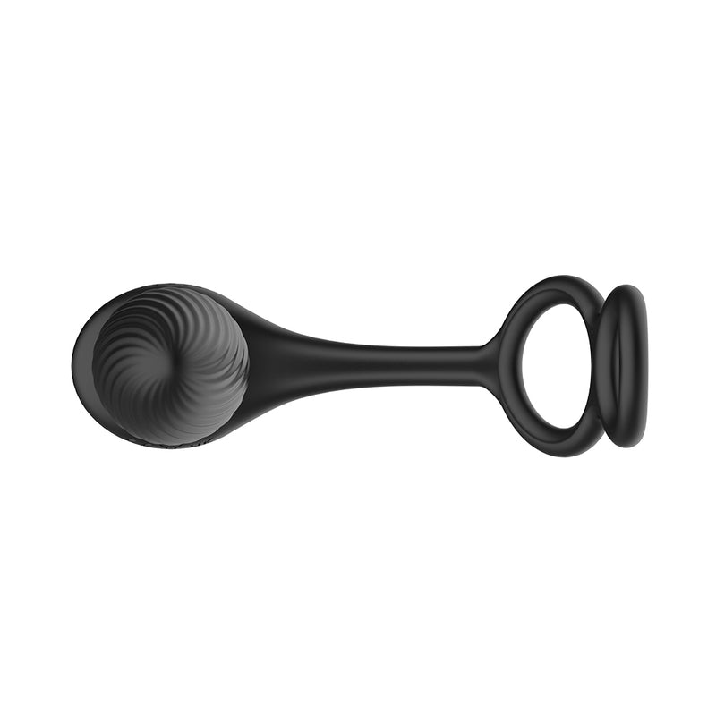 Nexus - Tornado - Vibrating Butt Plug with Cock Ring and Scrotum Ring - Erotiekvoordeel.nl