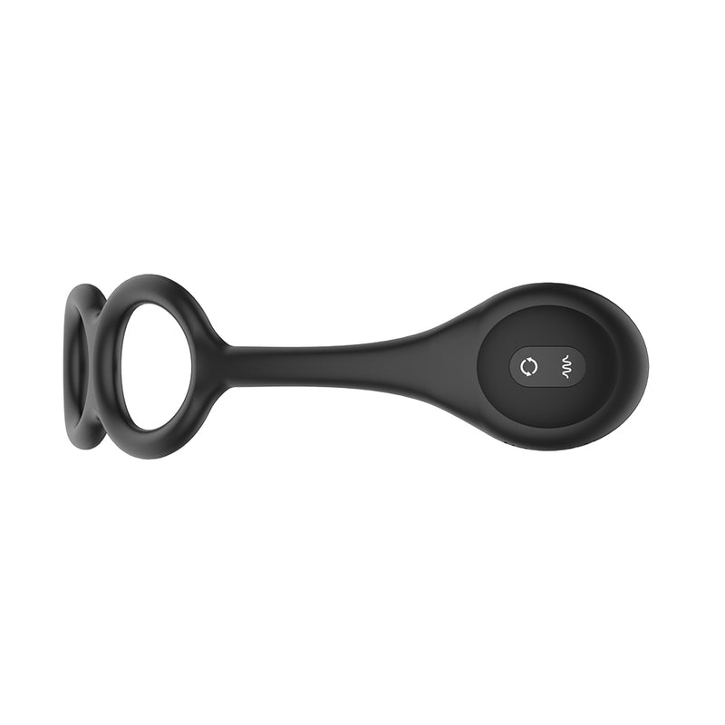 Nexus - Tornado - Vibrating Butt Plug with Cock Ring and Scrotum Ring - Erotiekvoordeel.nl