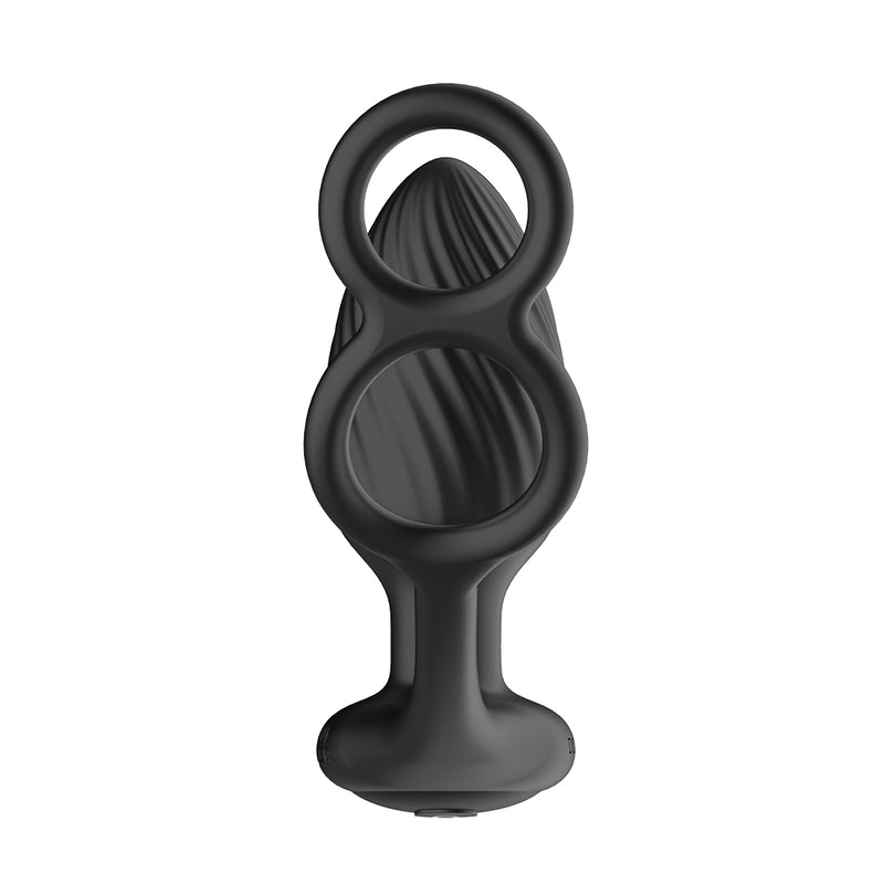 Nexus - Tornado - Vibrating Butt Plug with Cock Ring and Scrotum Ring - Erotiekvoordeel.nl