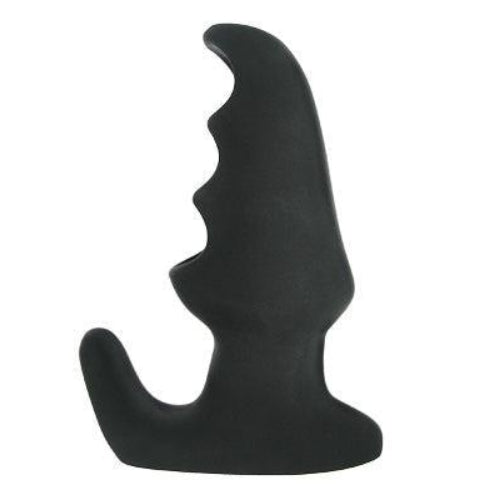 Master Series - The Incisor - Geribbelde Buttplug - Prostaat Melker - Met handvat-Erotiekvoordeel.nl