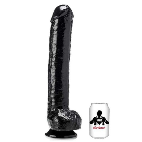 Gangbangster - Super John - Dildo - 35 x 7 cm - PVC - Zwart-Erotiekvoordeel.nl