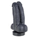 Gangbangster - Tim & Rod - Dildo - 16 x 8 cm - PVC - Zwart-Erotiekvoordeel.nl