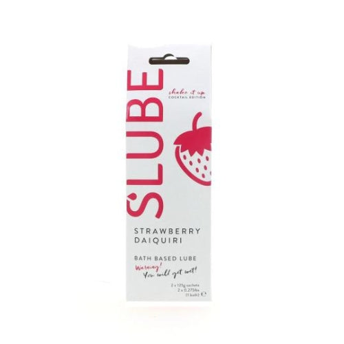 Slube - Strawberry Daiquiri - Single Bath Play - Body to Body Glijmiddel - 2 x 125 gram-Erotiekvoordeel.nl