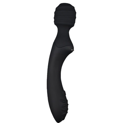 Didi - Dual-Ended Ultimate Wand Vibrator - Aan Twee Kanten te Gebruiken - Zwart-Erotiekvoordeel.nl