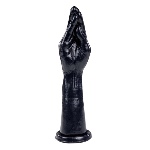 Gangbangster - Fist Up - Dildo- 30 x 7,5 cm - PVC - Zwart-Erotiekvoordeel.nl