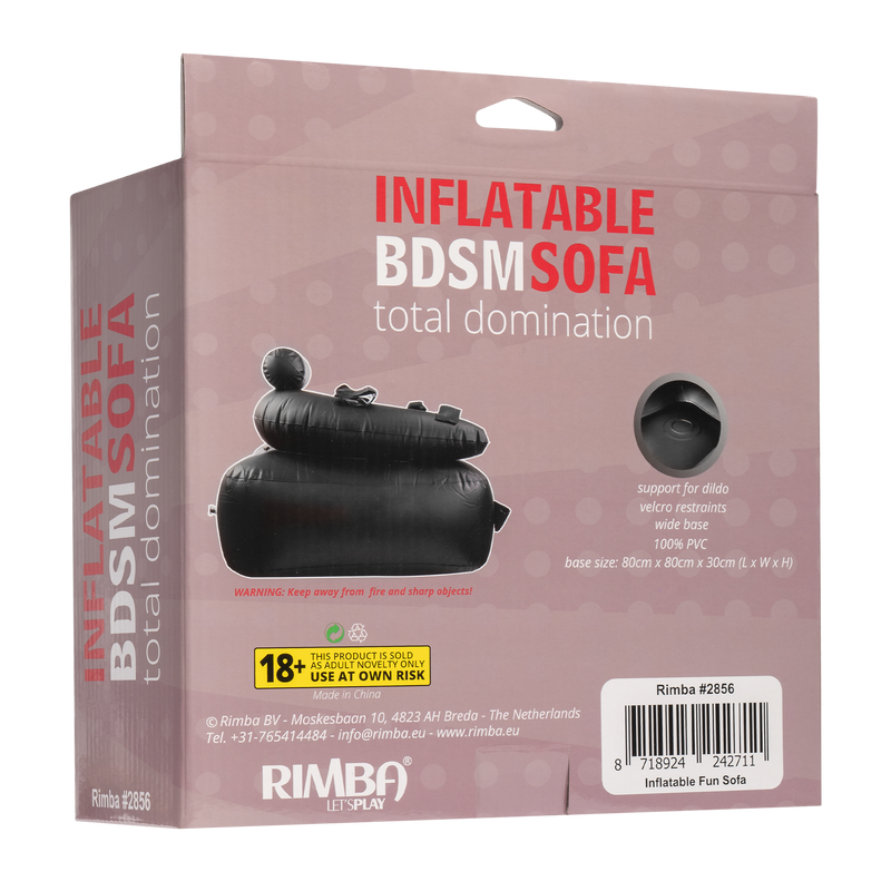 Inflatable BDSM Sofa - Total Domination - Black-Erotiekvoordeel.nl