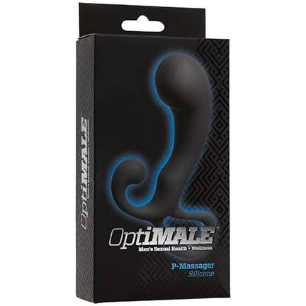 OptiMALE - P-Massager - Prostaat Dildo - Grijs-Erotiekvoordeel.nl