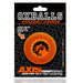 Oxballs - AXIS Ribbed Cockring Orange Ice-Erotiekvoordeel.nl