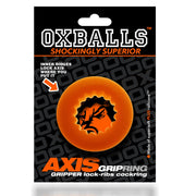 Oxballs - Axis - Ribbed Cockring - Oranje Ice-Erotiekvoordeel.nl
