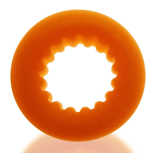 Oxballs - Axis - Ribbed Cockring Oranje Ice-Erotiekvoordeel.nl