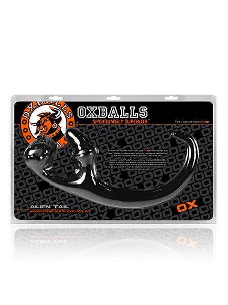 Oxballs - Alien Tail - Buttplug En Ballstretcher - Anal Toy - Zwart-Erotiekvoordeel.nl