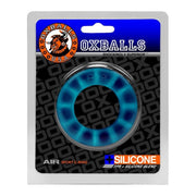 Oxballs - Axis - Anello fallico rigato - Blue Ice - Erotiekvoordeel.nl