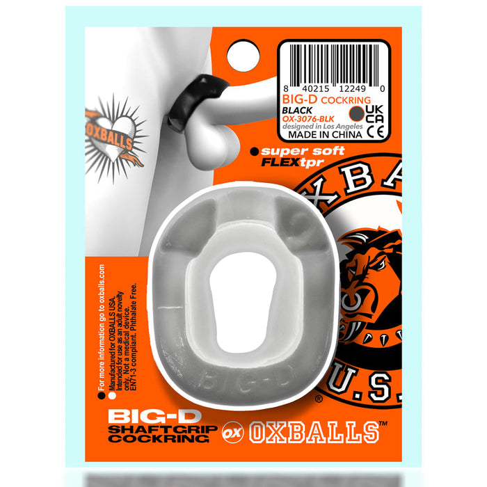 Oxballs - Big-D Shaft Grip Cockring - Wit-Erotiekvoordeel.nl