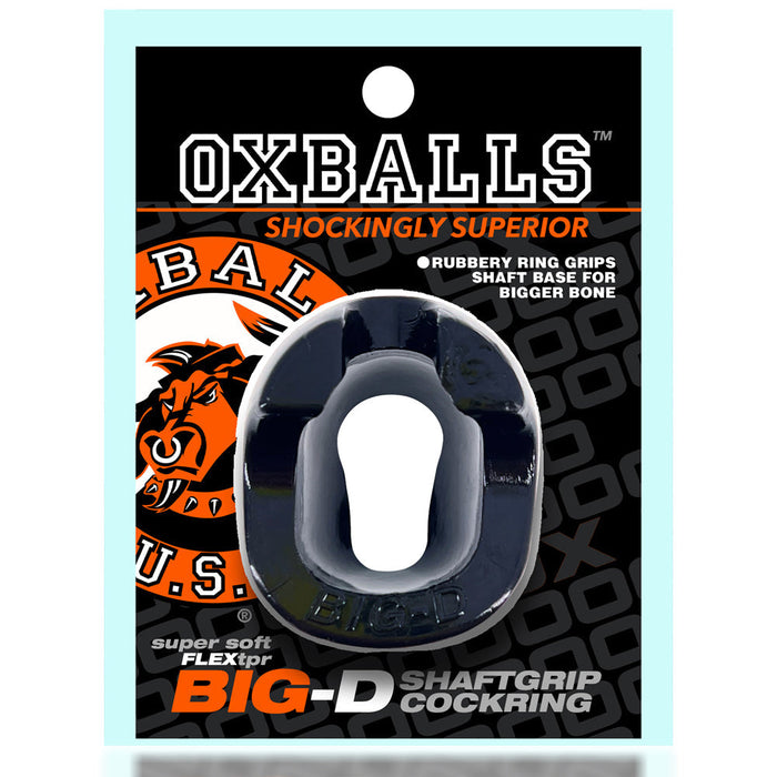 Oxballs - Big-D Shaft Grip Cockring - Zwart-Erotiekvoordeel.nl