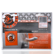Oxballs - Buzz Squeeze - Vibrerende Ballstretcher - Transparant-Erotiekvoordeel.nl