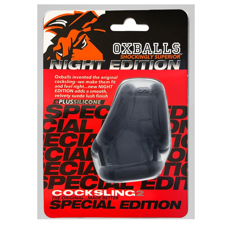 Oxballs - Cocksling-2 - Night Edition - Matte Black-Erotiekvoordeel.nl