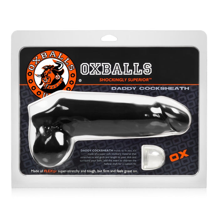 Oxballs - Daddy Penis Sleeve - Zwart-Erotiekvoordeel.nl