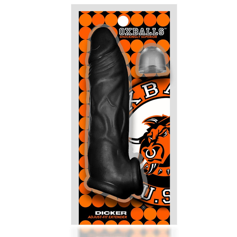 Oxballs - Dicker - Guaina per pene Ultra-Slim - Black Ice-Erotiekvoordeel.nl