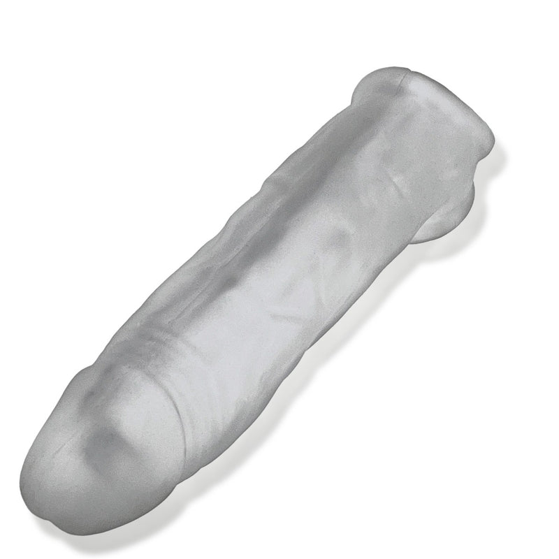 Oxballs - Dicker - Ultra-Slim Penis Sleeve - Clear Ice - Erotiekvoordeel.nl