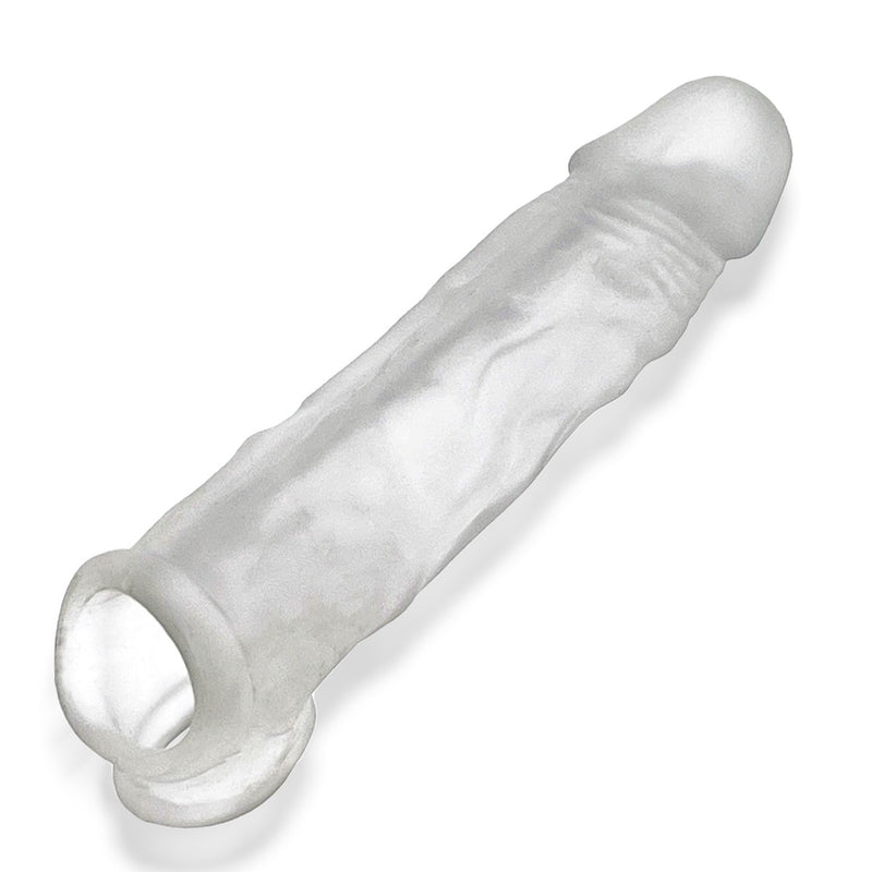 Oxballs - Dicker - Ultra-Slim Penis Sleeve - Clear Ice - Erotiekvoordeel.nl