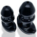 Oxballs - Drain-O Flow-Thru Buttplug - Zwart - Large-Erotiekvoordeel.nl