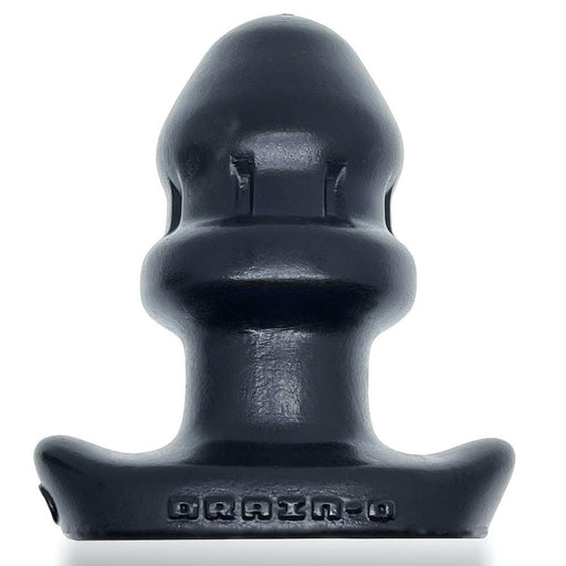 Oxballs - Drain-O Flow-Thru Buttplug - Zwart - Large-Erotiekvoordeel.nl