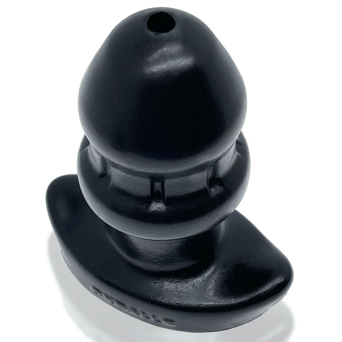 Oxballs - Drain-O Flow-Thru Buttplug - Zwart - Small-Erotiekvoordeel.nl