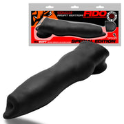 Oxballs - Fido - Puppy Play Penis-Hülle - Night Edition - Silikon/TPR - Schwarz - Erotiekvoordeel.nl