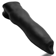 Oxballs - Fido - Puppy Play Penis-Hülle - Night Edition - Silikon/TPR - Schwarz - Erotiekvoordeel.nl
