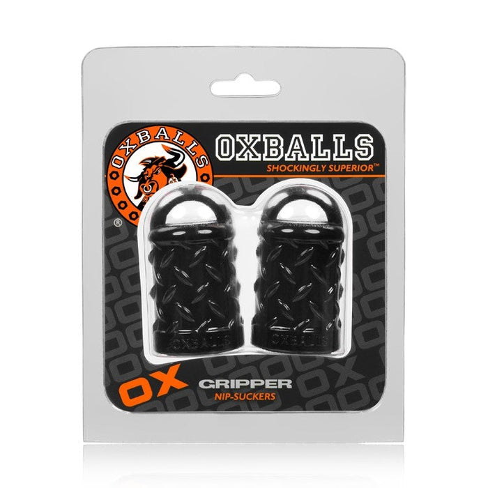 Oxballs - GRIPPER Nipple Suckers Black-Erotiekvoordeel.nl