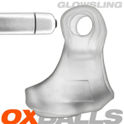 Oxballs - Glowsling - Cocksling con luce LED - Clear Ice-Erotiekvoordeel.nl