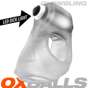 Oxballs - Glowsling - Cocksling con luce LED - Clear Ice-Erotiekvoordeel.nl