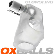 Oxballs - Glowsling - Cocksling con luce LED - Clear Ice - Erotiekvoordeel.nl
