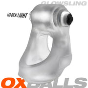 Oxballs - Glowsling - Cocksling con luce LED - Clear Ice - Erotiekvoordeel.nl