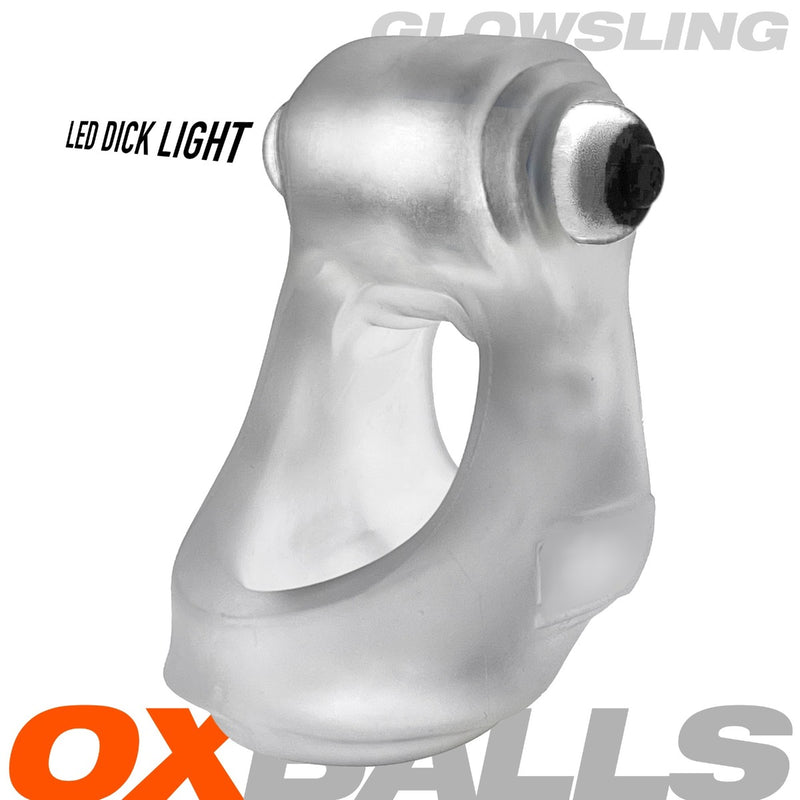 Oxballs - Glowsling - Cocksling con luce LED - Clear Ice - Erotiekvoordeel.nl