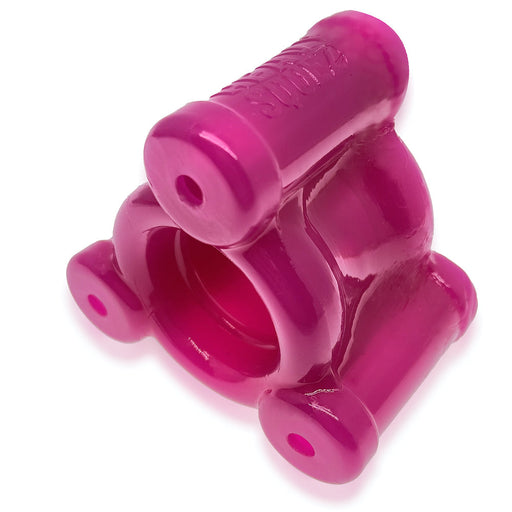 Oxballs - Heavy Squeeze Weighted Ballstretcher - Hot Pink-Erotiekvoordeel.nl