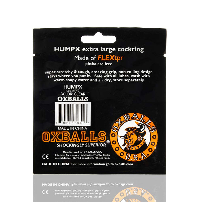 Oxballs - HumpX Cockring - Clear-Erotiekvoordeel.nl