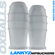 Oxballs - Lankyz - Tétines pour tétons - Transparent - Erotiekvoordeel.nl