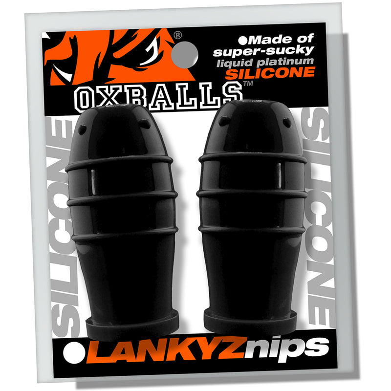 Oxballs - Lankyz - Succhiatori per capezzoli - Nero - Erotiekvoordeel.nl