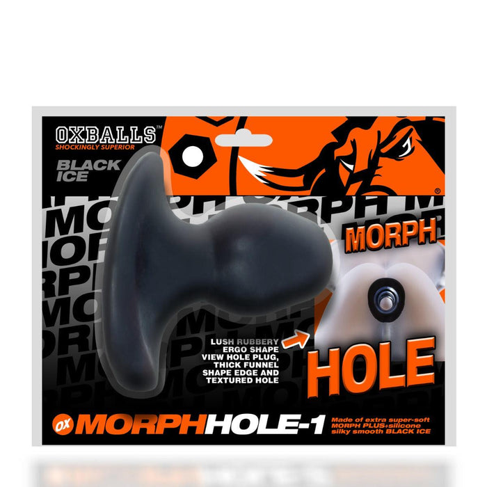 Oxballs - MORPHHOLE-1 Gaper Plug S Black Ice-Erotiekvoordeel.nl
