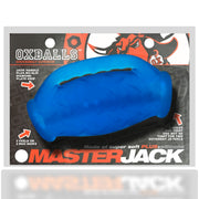 Oxballs Masterjack Stroker - Dwustronny Silikonowy - Blue Ice - Erotiekvoordeel.nl