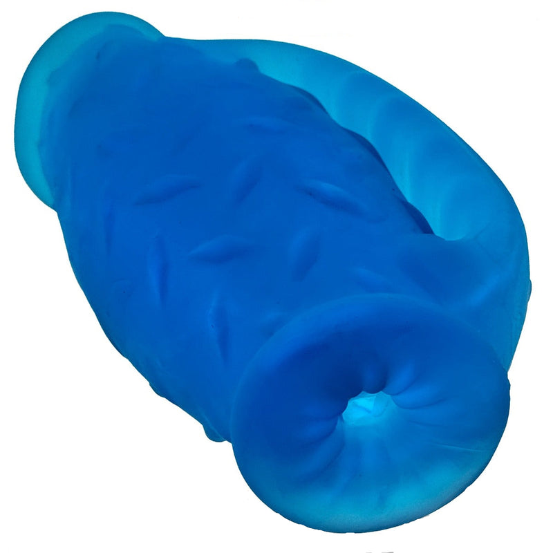 Oxballs Masterjack Stroker - Dwustronny Silikonowy - Blue Ice - Erotiekvoordeel.nl