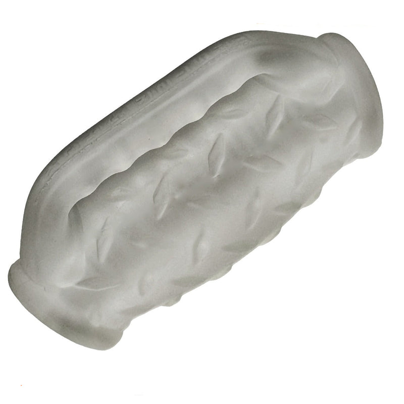 Oxballs Masterjack Stroker - Dwustronny Silikonowy - Clear Ice - Erotiekvoordeel.nl