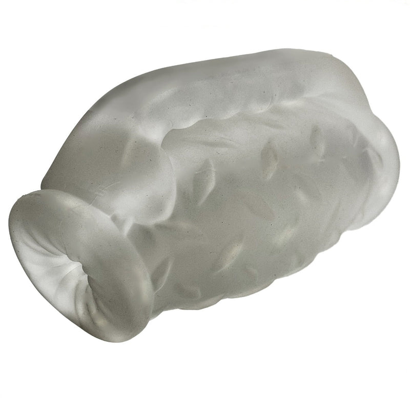 Oxballs Masterjack Stroker - Dwustronny Silikonowy - Clear Ice - Erotiekvoordeel.nl
