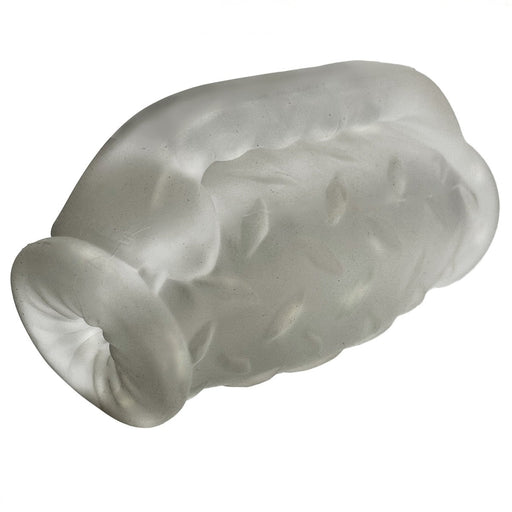 Oxballs Masterjack Stroker - Dwustronny Silikonowy - Clear Ice - Erotiekvoordeel.nl