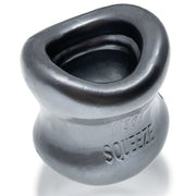 Oxballs - Mega Squeeze - Rekbare Ballstretcher van TPR - Steel/Zilver-Erotiekvoordeel.nl