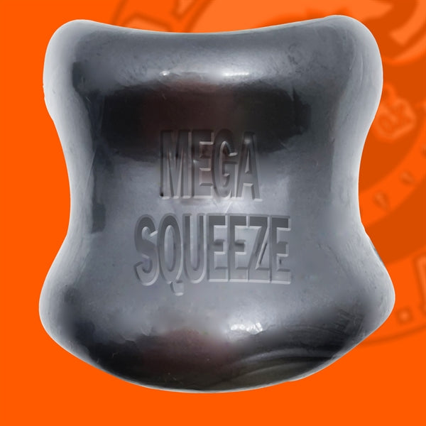 Oxballs - Mega Squeeze - Rekbare Ballstretcher van TPR - Steel/Zilver-Erotiekvoordeel.nl