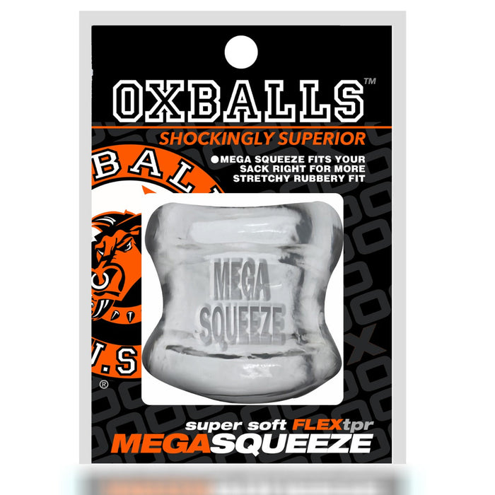 Oxballs - Mega Squeeze - Rekbare Ballstretcher van TPR - Transparant-Erotiekvoordeel.nl